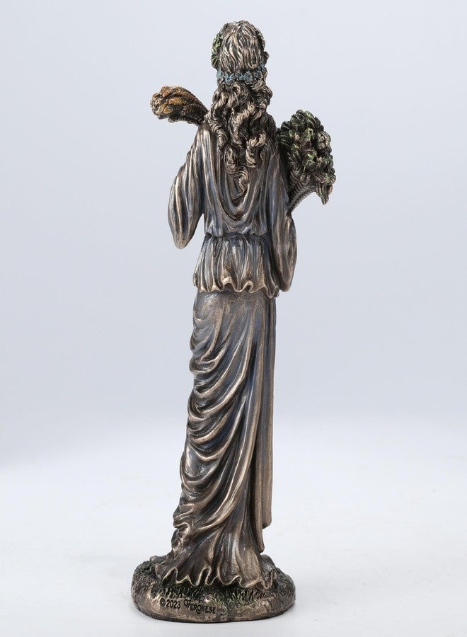 Veronese Design 5 7/8 Inch Demeter Greek Goddess of The Harvest Cold Cast Resin Statue Bronze Finish Sculpture - Image 3
