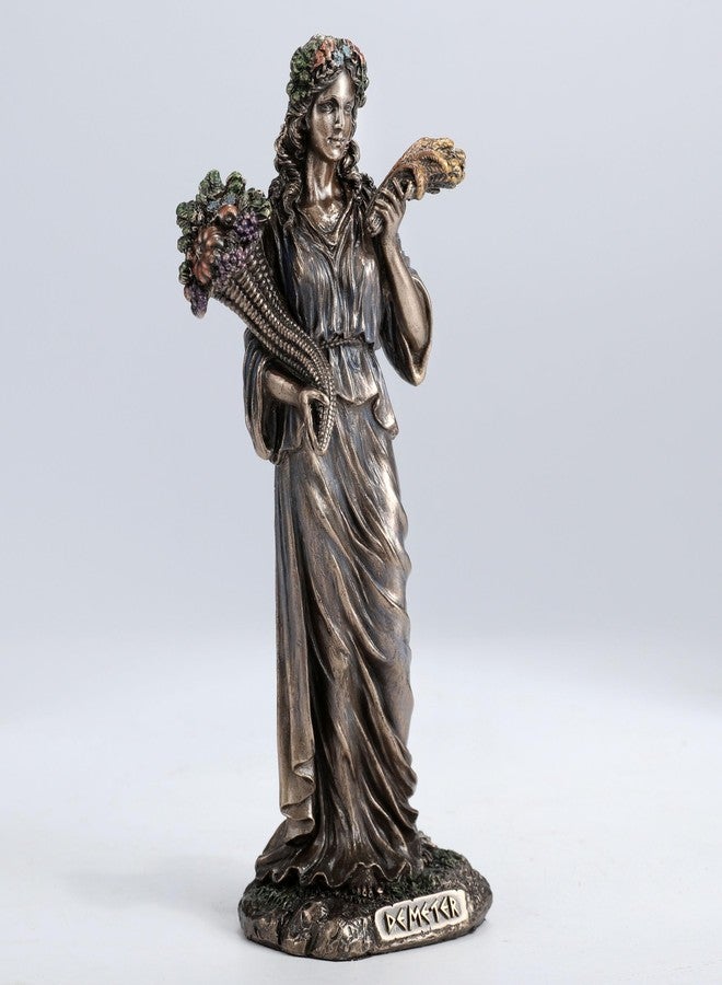 Veronese Design 5 7/8 Inch Demeter Greek Goddess of The Harvest Cold Cast Resin Statue Bronze Finish Sculpture - Image 4