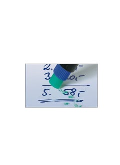 FABER-CASTELL Faber-Castell 156296 "Multimark" Superfine  Permanent Marker- Blue/Black (Pack of 2), Assorted  - Image 4