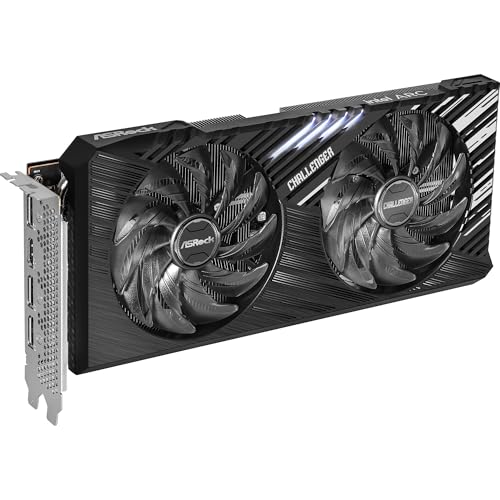 ASRock Intel Arc A750 Challenger SE 8GB OC 16 Gbps 256 bit GDDR6 7680 x 4320 Dual Fan 0dB Silent Cooling Video Graphics Card 650W - Image 3