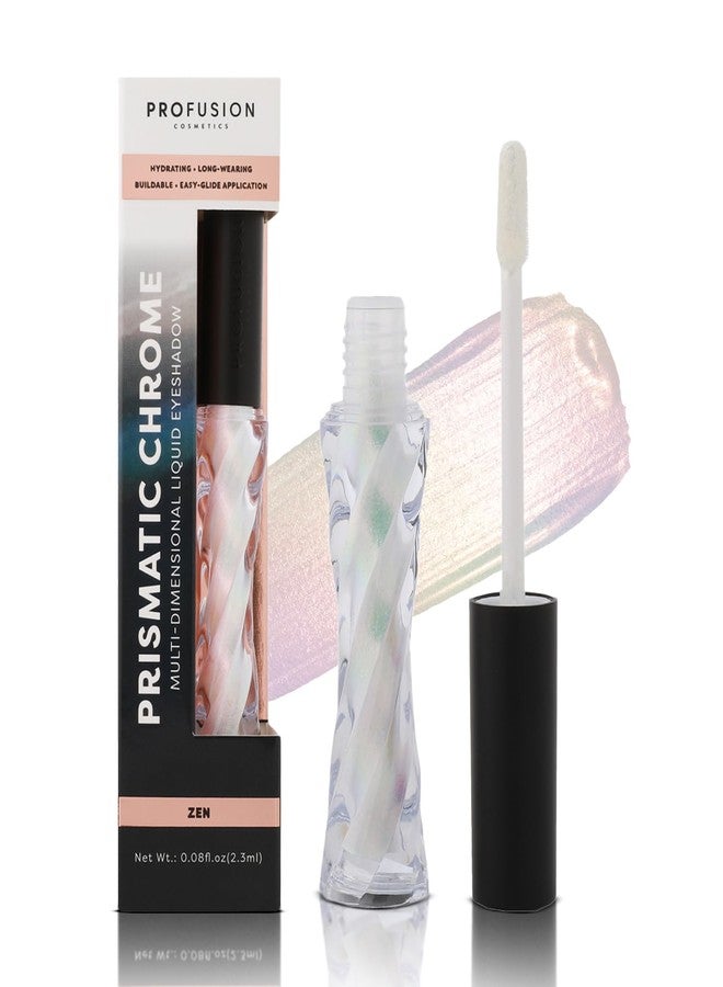 Profusion Cosmetics Liquid Eyeshadow - Prismatic Chrome 6 Stunning Shades, Intense Pigment and Lightweight Texture, Blendable & Long-Wearing Formula, Vegan & Cruelty-Free Eye Makeup (Zen) - Image 1