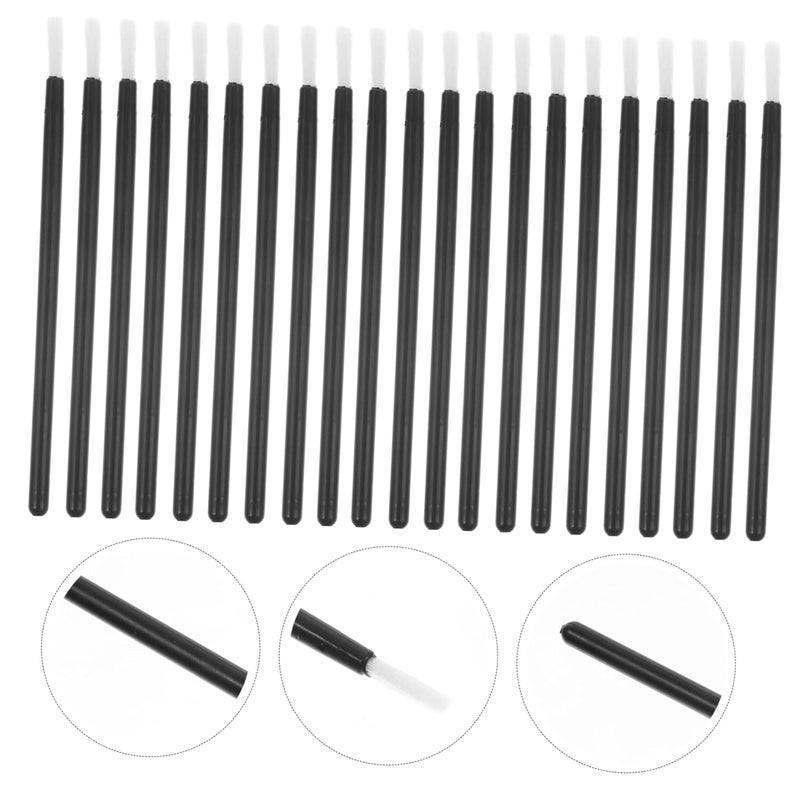 Generic 100Pcs Disposable Makeup Applicators Portable Lip Gloss Wands Multi Function Lash and Nail Brushes for Salon Home Use Convenient for Beginners and Professionals - Image 3
