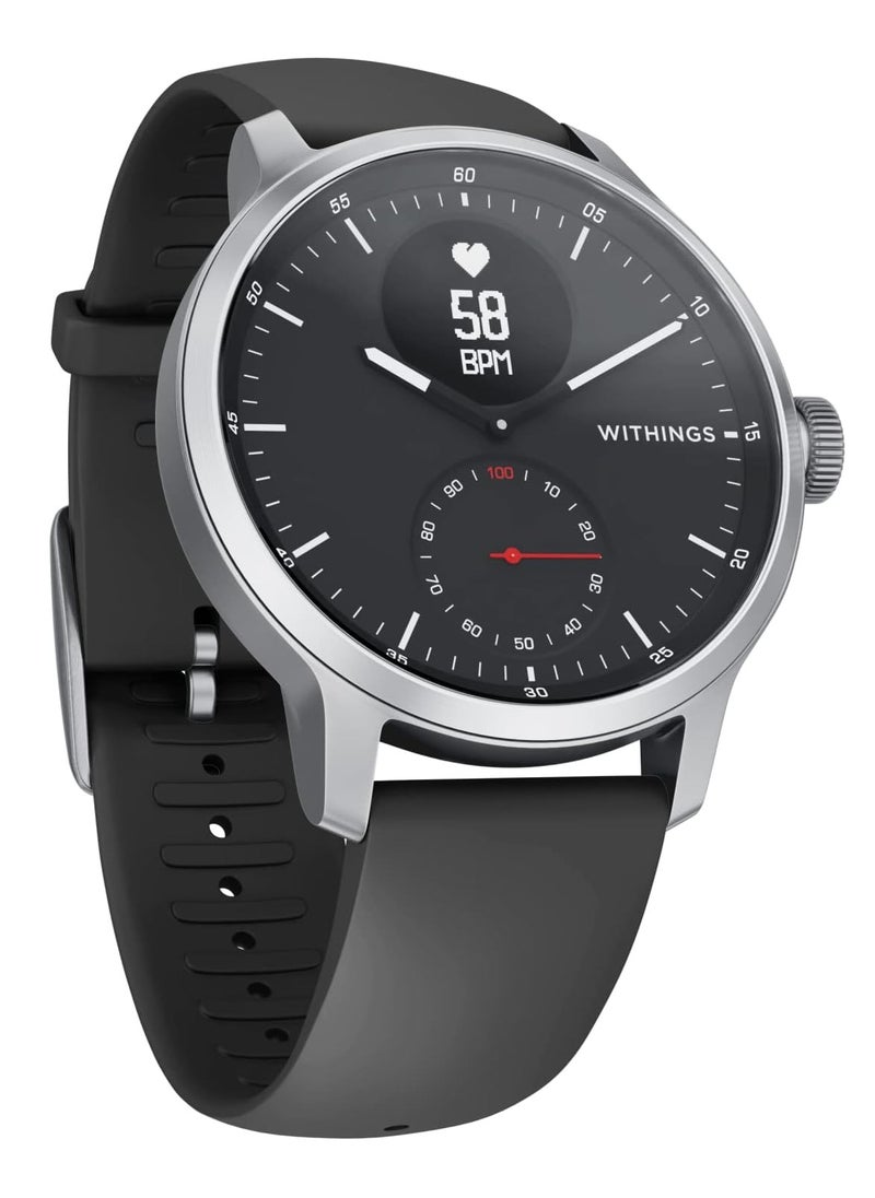 Withings - ScanWatch 2 - Hybrid Smart Watch, Heart Rate Monitoring, Fitness Tracker, Cycle Tracker, Sleep Monitoring, GPS Tracker, 30-Day Battery Life, Android & Apple Compatible, HSA/FSA - Image 1