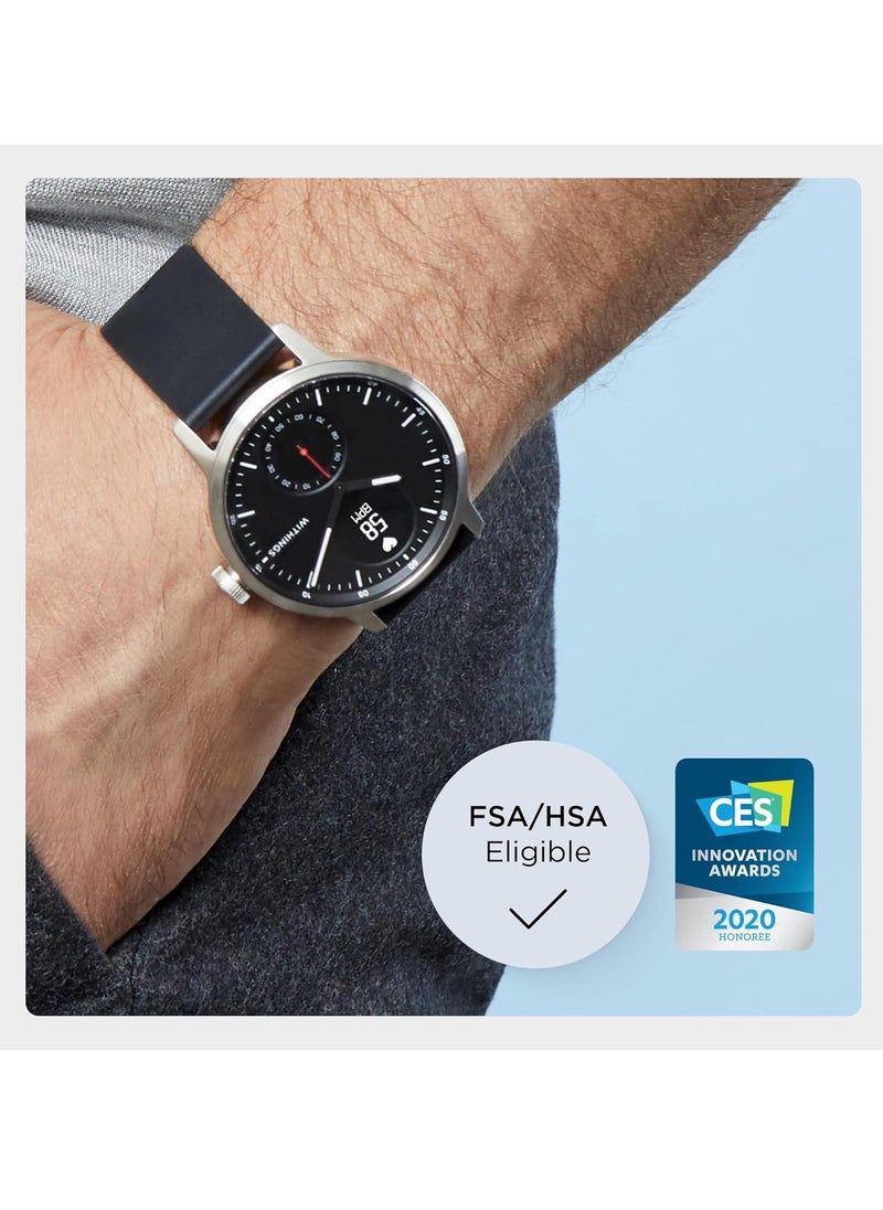 Withings - ScanWatch 2 - Hybrid Smart Watch, Heart Rate Monitoring, Fitness Tracker, Cycle Tracker, Sleep Monitoring, GPS Tracker, 30-Day Battery Life, Android & Apple Compatible, HSA/FSA - Image 1