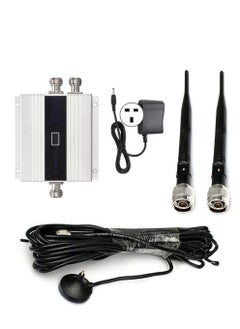 2100 MHz Cell Phone Signal Booster Stable Simple Installation Wide Coverage Signal Amplifier Repeater 110‑240V UK Plug
