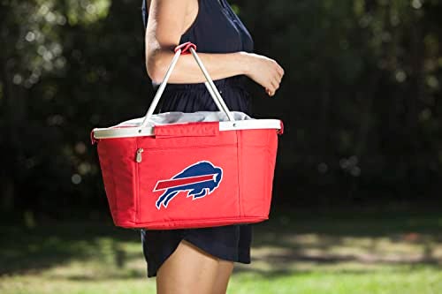 PICNIC TIME Red Buffalo Bills Metro Basket Collapsible Tote - Image 2