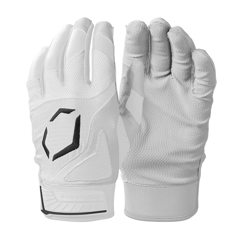 EvoShield SRZ1 Adult Batting Gloves White Medium - Image 2