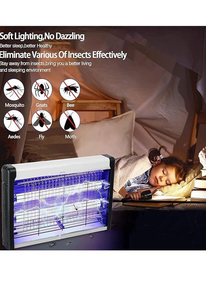 Microplus Bug Zapper, Electric Insect Killer Indoor Mosquito Zapper Attracting Flies with UV Light 30W for Kitchen, Home, Indoor, Garden, Yard Commercial or Domestic Usage PS-4693 - Image 5