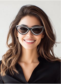 flâneur Flaneur Cats Eye Polarized Sunglasses - UV Protection Shades, Lightweight, Trendy Sunglasses for Women & Men, Scratch-Resistant, Designer Eyewear Accessories, Fashion Goggles with Polarized Lens  - Image 2