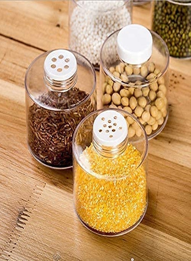 Ostin Plastic Spice Tower Acrylic Stacking Bottle with Sifter Lid, Clear Bottle Stackable Spice Rack Carousel, Spice Tower - Image 5