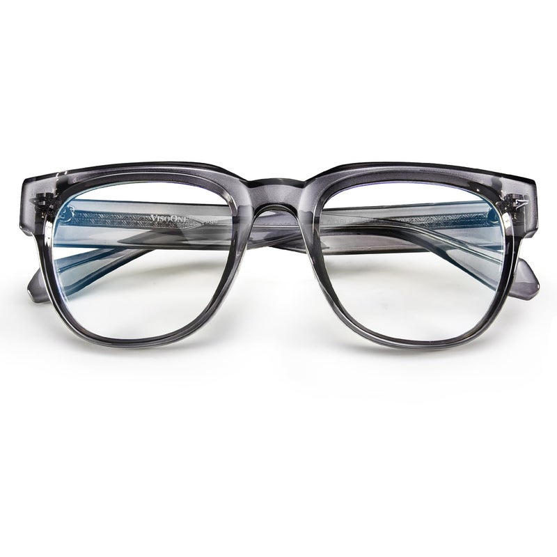 VISOONE Square TR90 Blue Light Blocking Glasses with Anti Glare Computer Glass Woman and Men SAGE - Image 5
