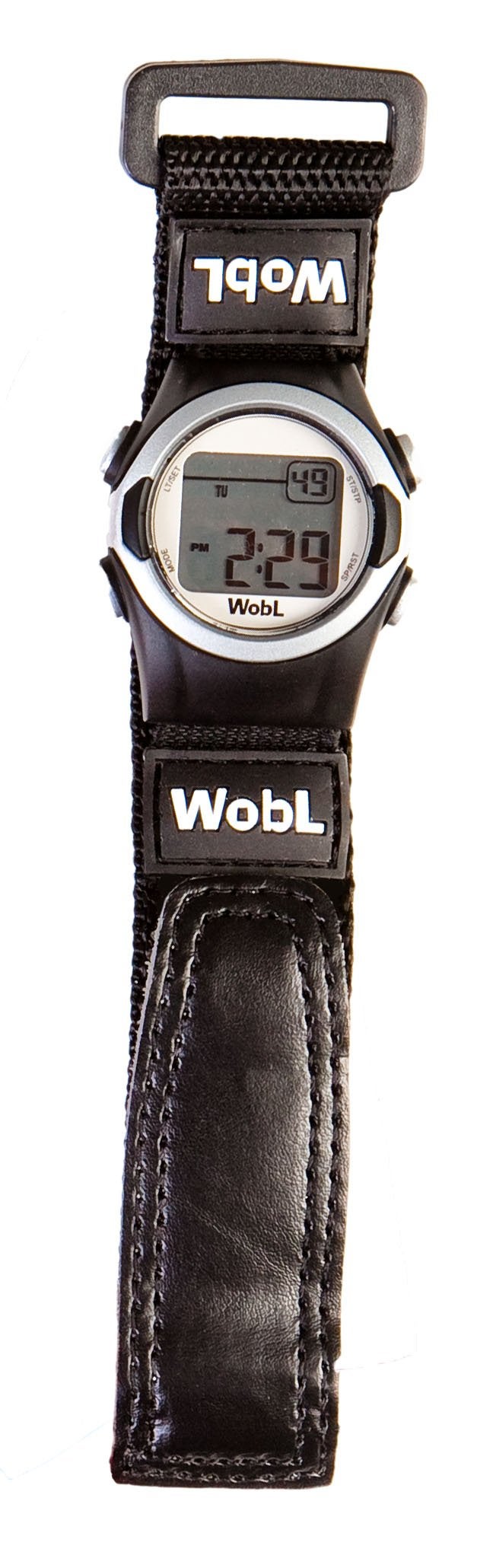 WobL Vibrating 8-Alarm & Repeating Countdown Timer Watch, Medication/Sports/Meetings/Potty, BlackWobL (Black) Vibrating Reminder Watch | 8 Alarm - Image 3