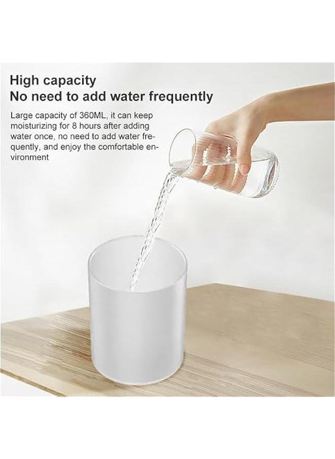 Humidifiers 360ml Cool Mist Humidifiers Air Humidifier Ultrasonic Quiet Humidifier with Night LightUSB Desktop Mini Humidifier Waterless Auto ShutOff for Home Baby Bedroom Office Travel - pzsku/ZC8EF5D51C456EF759E82Z/45/_/1727661230/d7ede281-1fe1-44c7-92a1-4ecb1b2c3c37