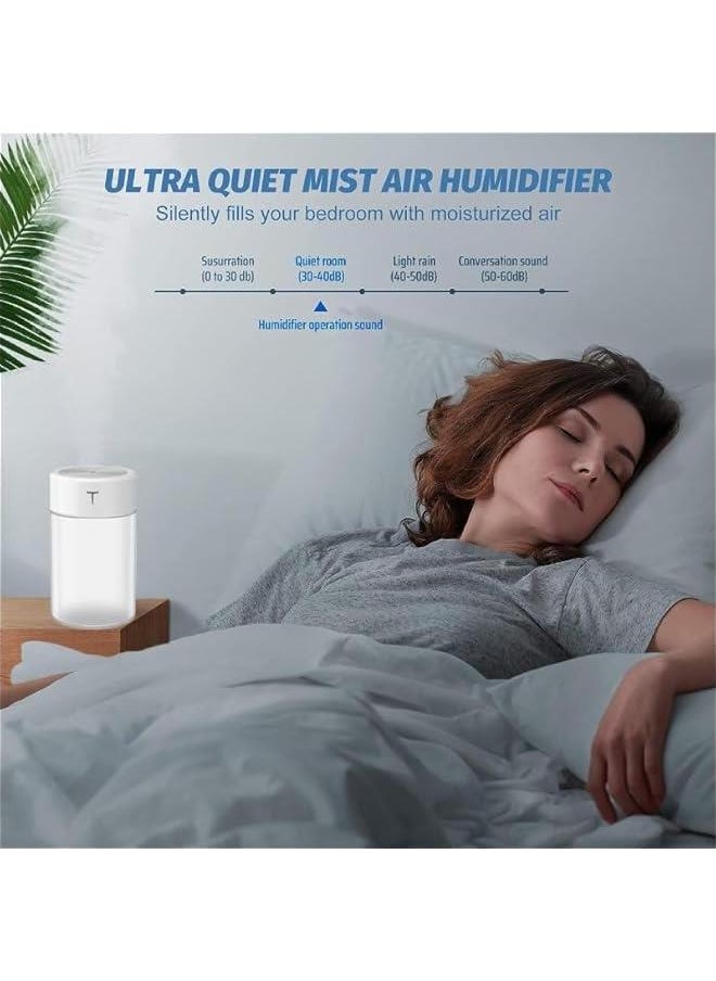 Humidifiers 360ml Cool Mist Humidifiers Air Humidifier Ultrasonic Quiet Humidifier with Night LightUSB Desktop Mini Humidifier Waterless Auto ShutOff for Home Baby Bedroom Office Travel - pzsku/ZC8EF5D51C456EF759E82Z/45/_/1727661300/617a75cd-e253-4fc6-b290-3f0b03fbd6a6