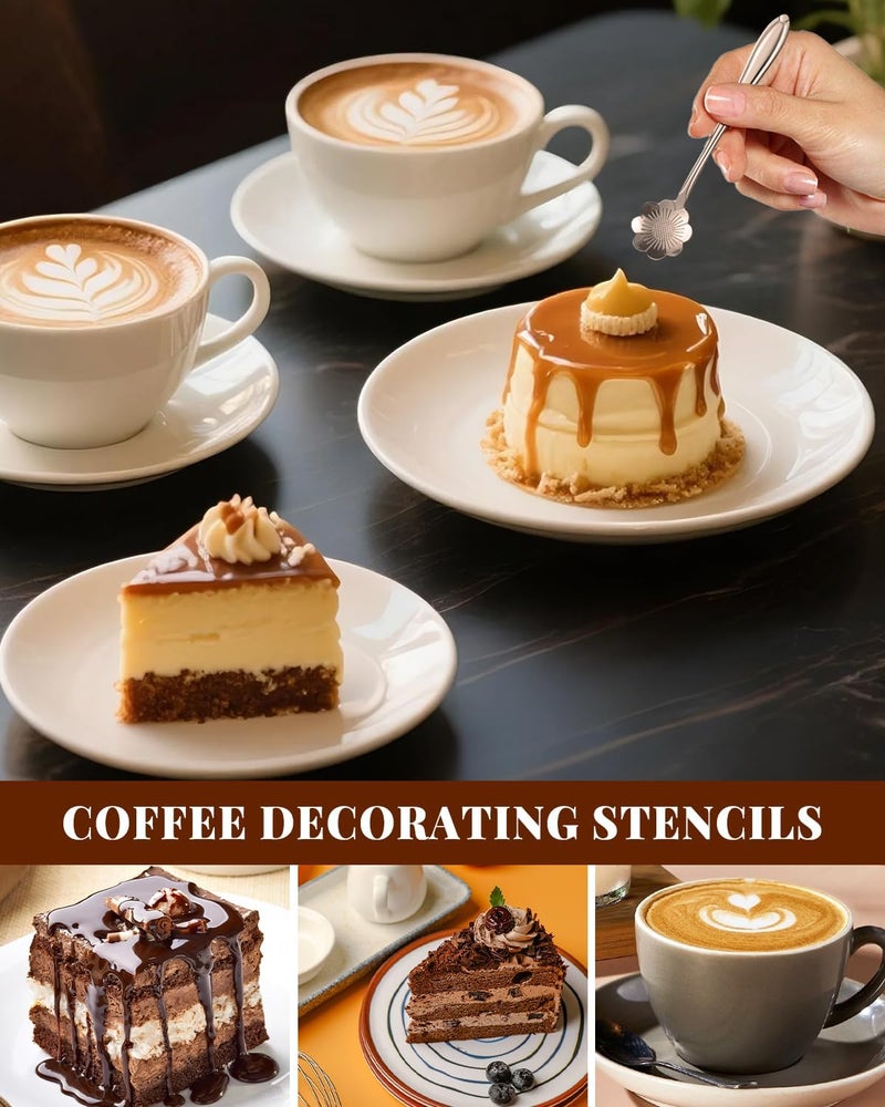 PROKITCHEN Milk Frothing Pitcher 20oz/600ML with Clear Scale 1PCS, Stainless Steel Cappuccino Espresso Machine Accessories for Barista Coffee Bar Attached Dessert Spoons 2PCS - Image 5