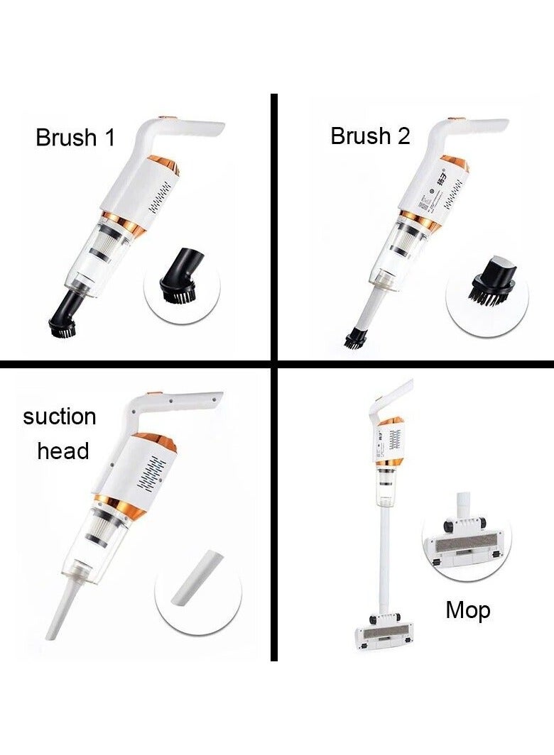 Handheld Cordless Vacuum Cleaner 85000pa For Car And Household Portable Dual Purpose Mop And Sweeper - Image 2