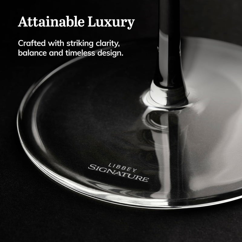 LIBBEY Signature Greenwich Coupe Cocktail Glasses Set of 4, Dishwasher Safe 8 Oz Coupe Wine Glasses, Stemmed Cocktail Glasses for Weddings, Birthdays - Image 4