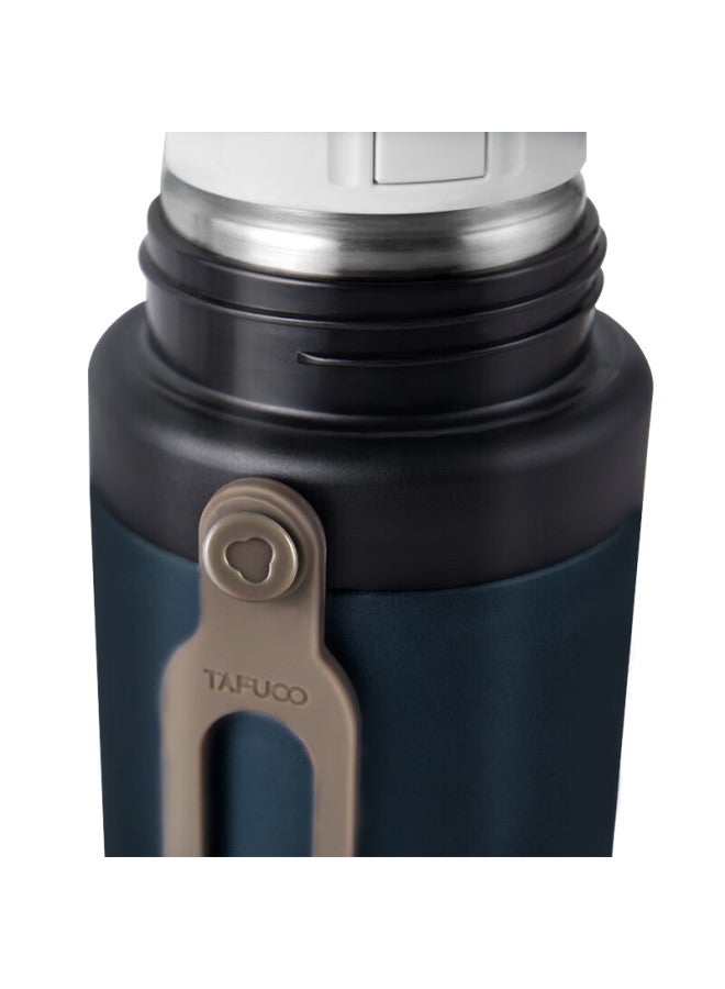 Tafuco Large Capacity 316 Stainless Steel Insulated Bottle Uni Portable Double Layer With Tea Strainer Gift 750ml Midnight Blue T6141 - Image 5