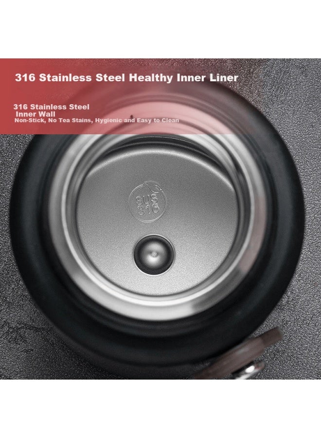 Tafuco Large Capacity 316 Stainless Steel Insulated Bottle Uni Portable Double Layer With Tea Strainer Gift 750ml Midnight Blue T6141 - Image 1