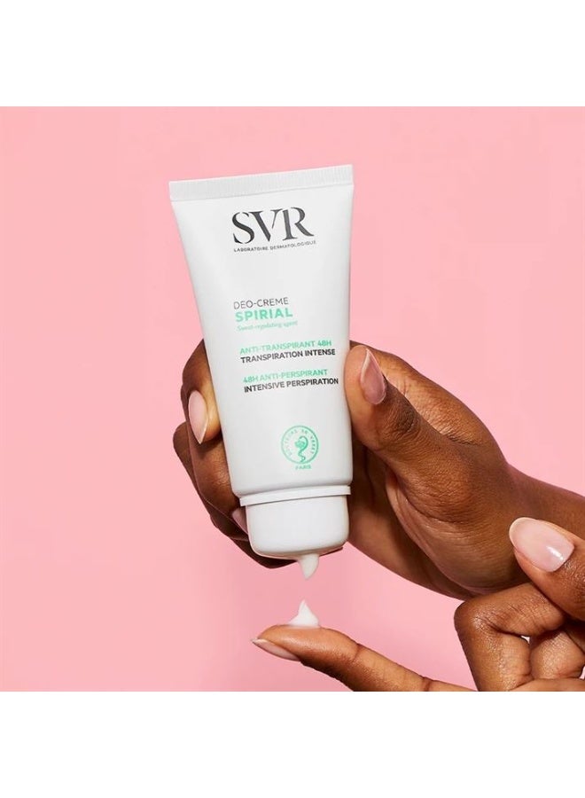 اس في أر كريم اس في ار Spirial Deo-Creme مضاد للتعرق لمدة 48 ساعة للتعرق المكثف 50 مل - Image 4