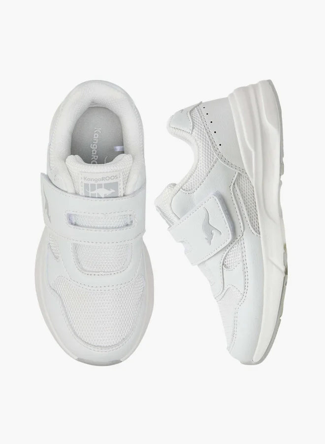 كانغاروس Girls Kids' Panelled School Shoes with Hook and Loop Closure