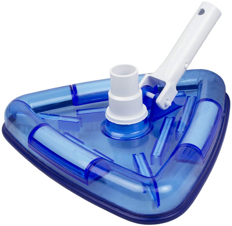 Poolmaster Poolmaster 27514 Clear View Transparent Weighted Triangle Vinyl Liner Swimming Pool Vacuum, Blue  - Image 1