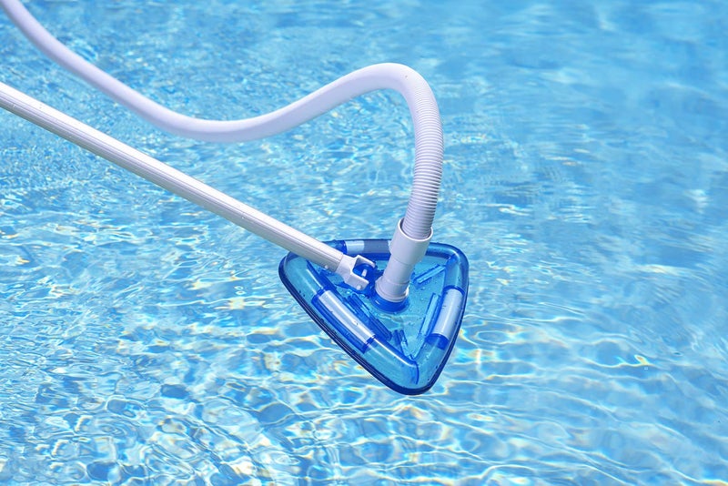 Poolmaster Poolmaster 27514 Clear View Transparent Weighted Triangle Vinyl Liner Swimming Pool Vacuum, Blue  - Image 3