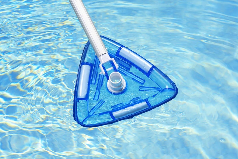 Poolmaster Poolmaster 27514 Clear View Transparent Weighted Triangle Vinyl Liner Swimming Pool Vacuum, Blue  - Image 4