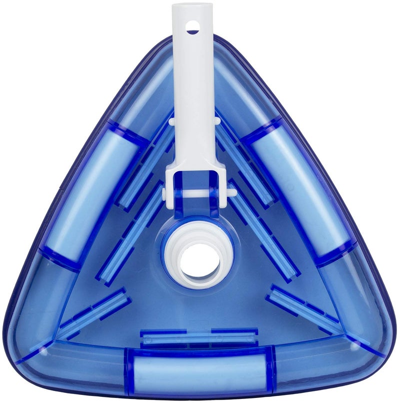 Poolmaster Poolmaster 27514 Clear View Transparent Weighted Triangle Vinyl Liner Swimming Pool Vacuum, Blue  - Image 2