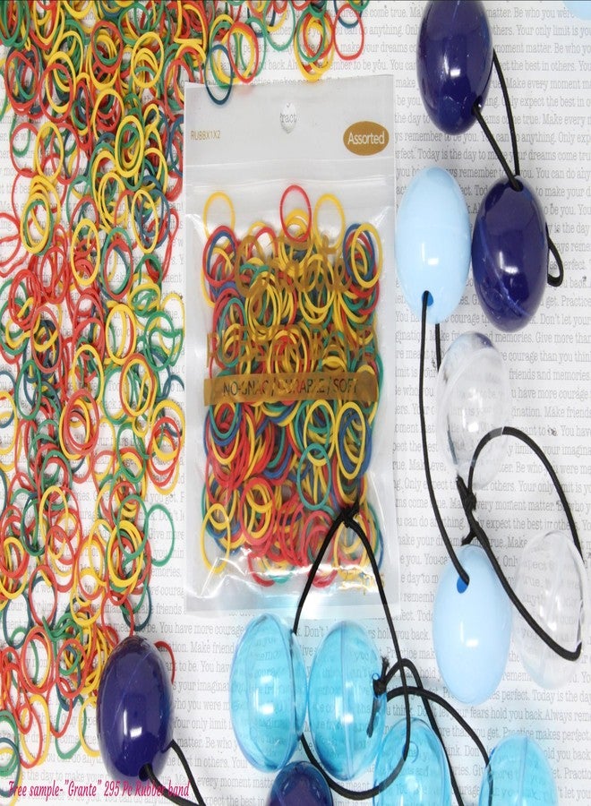 كوكو - بريموم، ٨ قطع من ربطات الشعر الكروية الكبيرة جدًا. ربطات شعر مطاطية ٣٢ مم، حاملات ذيل حصان كروية. إكسسوارات مطاطية ملونة للأطفال والفتيات والنساء من جميع الأعمار (مزيج أزرق) - Image 3