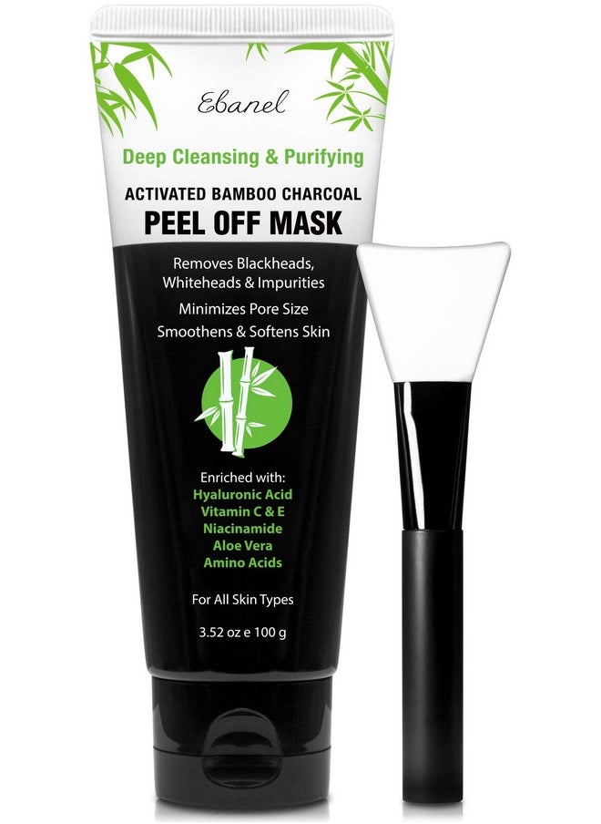 Blackhead Remover Charcoal Peel Off Face Mask With Brush Deep Cleansing Purifying Charcoal Mask Pore Cleaner Minimizer With Niacinamide Hyaluronic Acid Aloe Green Tea Brush May Vary - pzsku/ZC8EFDE51C053AFE9B43FZ/45/_/1696663001/87269724-1dfe-43db-98ce-7d11551b9809