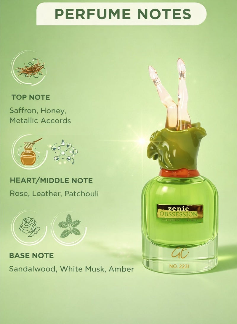 Genie Collection Unique & Warm Genie Collection 2231 | Spicy & Woody Long Lasting Women’s Perfume – Eau de Parfum 25ml - Image 2