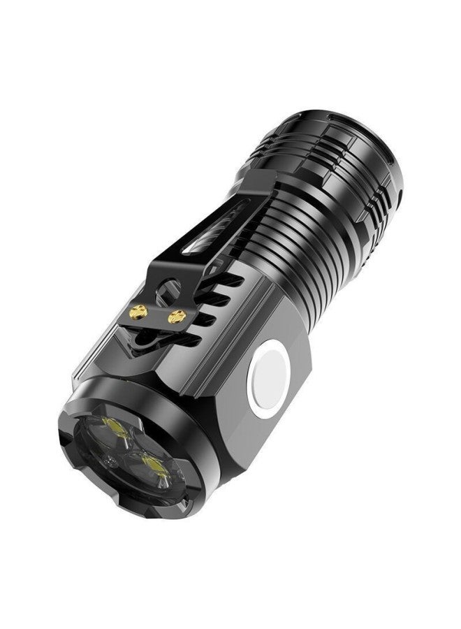 Flashlight Rechargeable Super Bright Long Life Long Shoot Mini Portable Household Outdoor Durable Xenon LED Lamp 