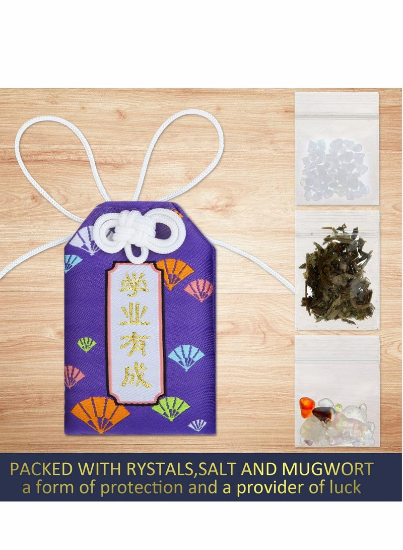 SYOSI Japanese Omamori Sachet, Lucky Amulet Charms Pendant for Health Education Love Traffic Safety Success, Blessing Bag Pendant Suitable for Pray, Home Decoration, Car Decoration, Gifts (5 Styles) - Image 4