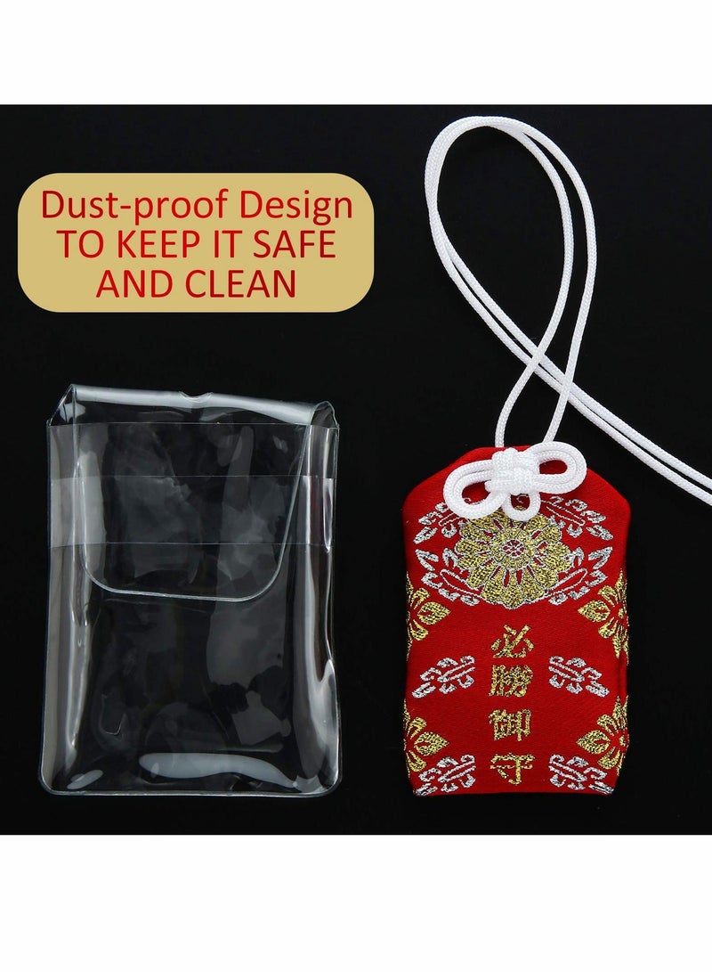 SYOSI Japanese Omamori Sachet, Lucky Amulet Charms Pendant for Health Education Love Traffic Safety Success, Blessing Bag Pendant Suitable for Pray, Home Decoration, Car Decoration, Gifts (5 Styles) - Image 5