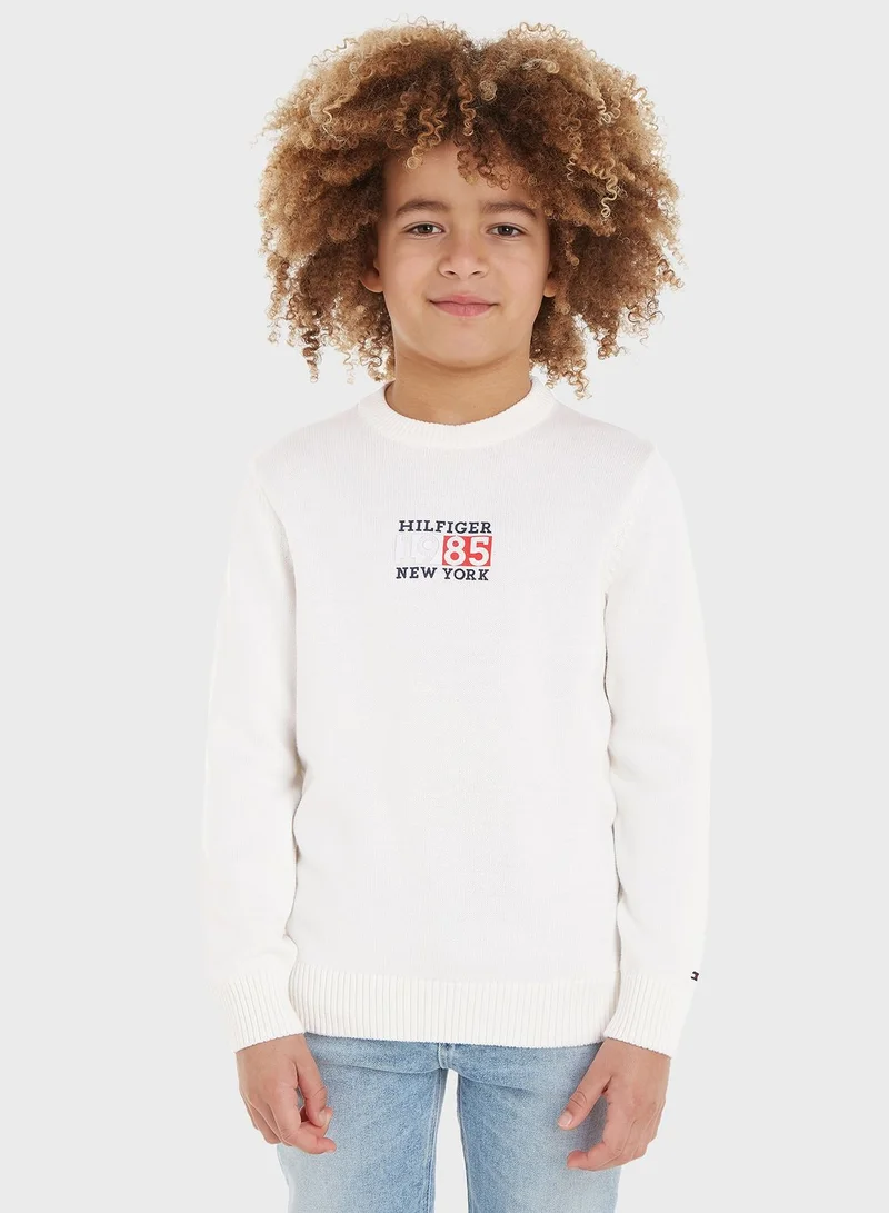 TOMMY HILFIGER Kids Monogram Sweater