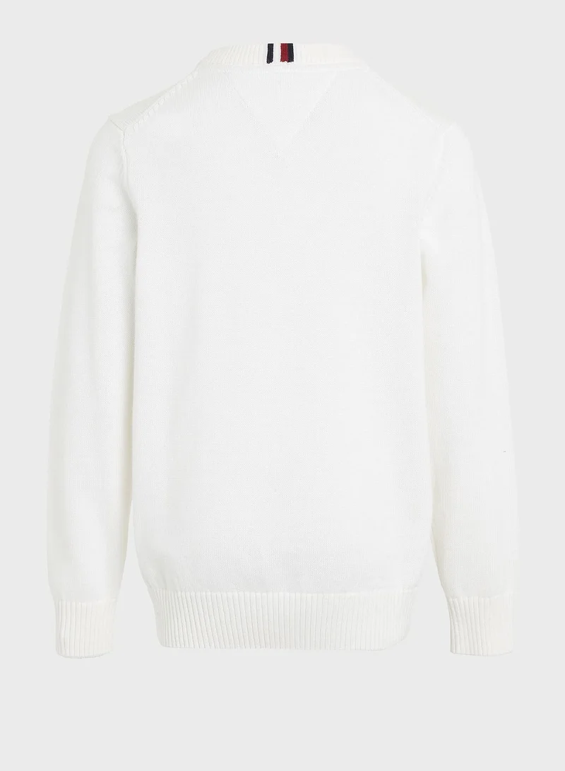 TOMMY HILFIGER Kids Monogram Sweater