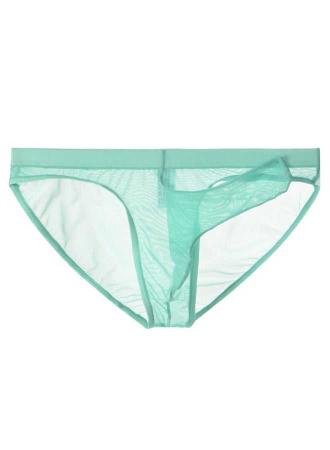 Junyou Men's Gauze Transparent Elephant Nose Underwear Ultra-thin Bullet Separate Jj Set Open Briefs For Men