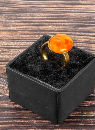 Stainless Steel Golden Ring with Orange Stone Size 18 - pzsku/ZC8F08A558B018F3BF664Z/45/_/1737287496/6595e717-76f6-44e6-8ca3-3c93992b839f