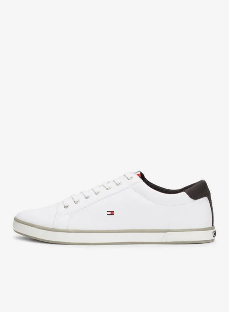 تومي هيلفيغر سنيكرز قماش برباط علوي قصير