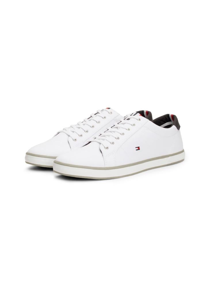 TOMMY HILFIGER Canvas Lace Up Low Top Sneakers  - Image 4