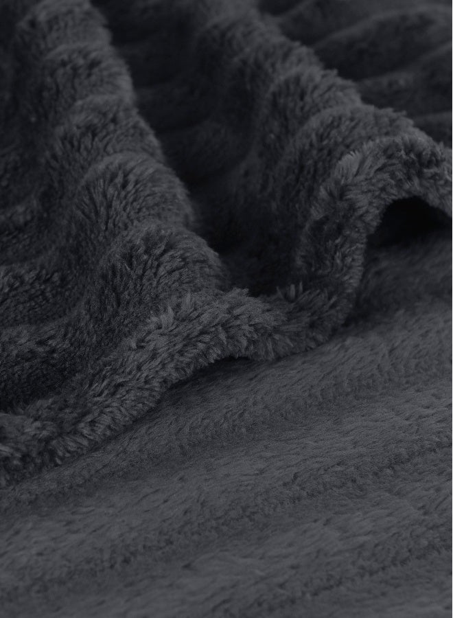 ايست من نون بطانية جاكار مضلعة ثلاثية الأبعاد ناعمة ودافئة مريح، رقيق - Image 5