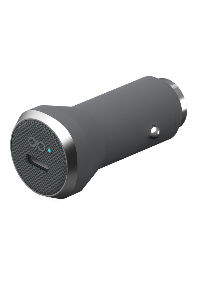 FORCE - Force Power 25W USB C PD Power Delivery Car Charger Lifetime Warranty Gray - Image 1