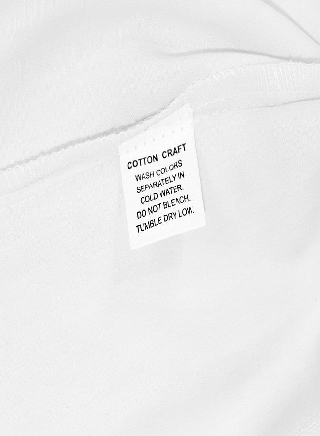 COTTON CRAFT Pillow Protectors - 220 Thread Count - Set of 2 Pure Combed Cotton - Sateen Weave - White - Body Pillow Protector - 21x54 inches - No Zipper - Pillow Not Included - Image 4