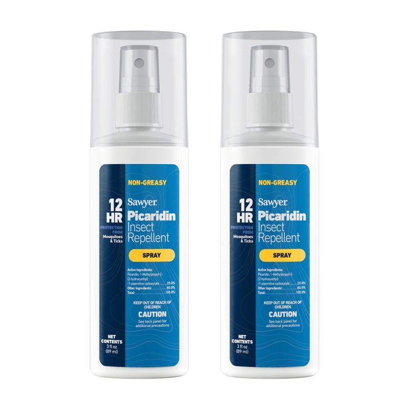 Sawyer Products SP5432 Picaridin Insect Repellent Spray, 20%, Pump, 3-Ounce, (Pack of 2) (Packaging may vary) - Image 1