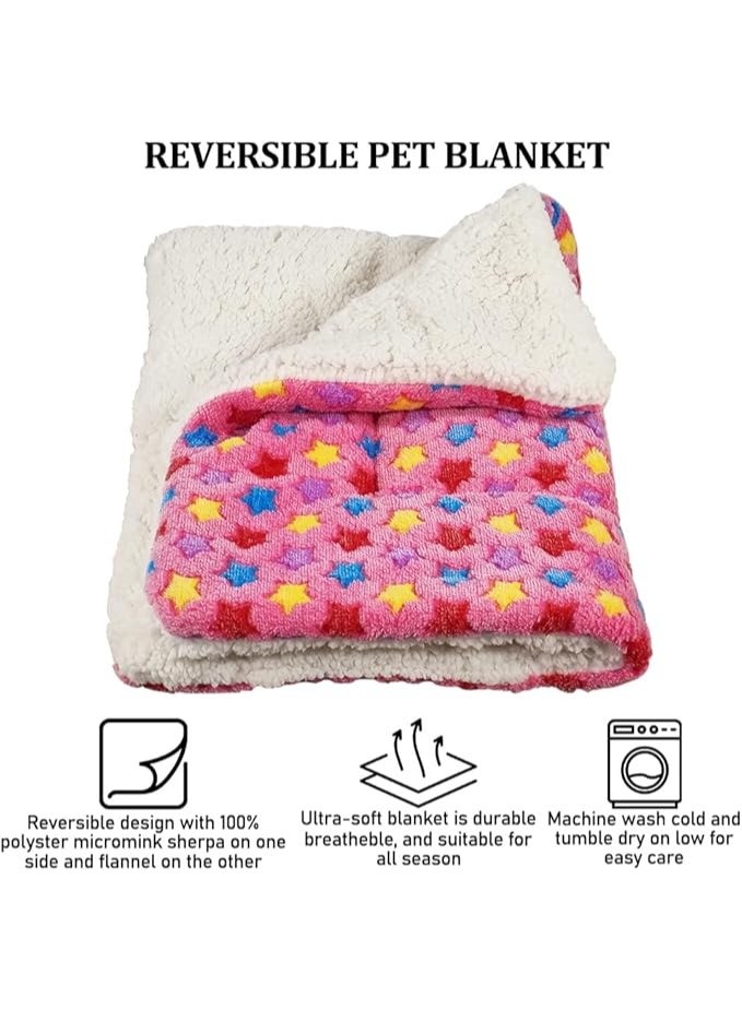 NNC PETS Dog bed mat, Ultra-soft pet sleeping blanket for small and medium pets, Reversible fleece blanket, Machine washable dog mat with cute print design, Warm pet blanket (58 cm) - Image 4