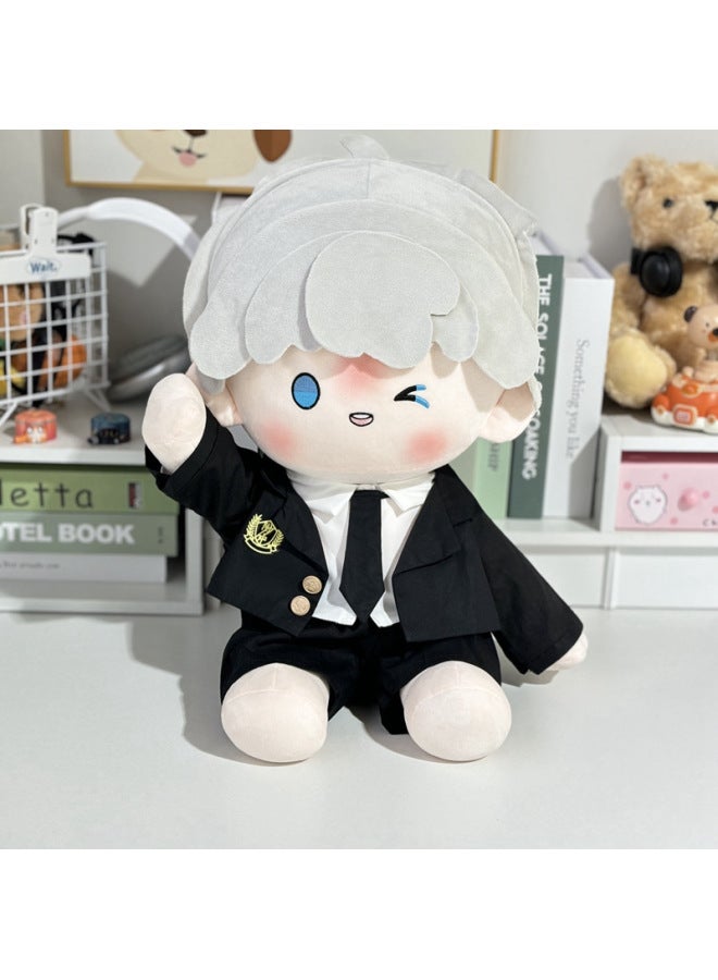 Sitting Style 40cm Cotton Doll Clothes Plush Doll Clothes For Boys Clothes Changing Clothes For Girls Only Clothes Without Dolls-Specifications:40cm Doll Clothes Sitting Style Only Clothes Without Doll-Color:Sitting Pumpkin Pants Single Shorts - Image 3
