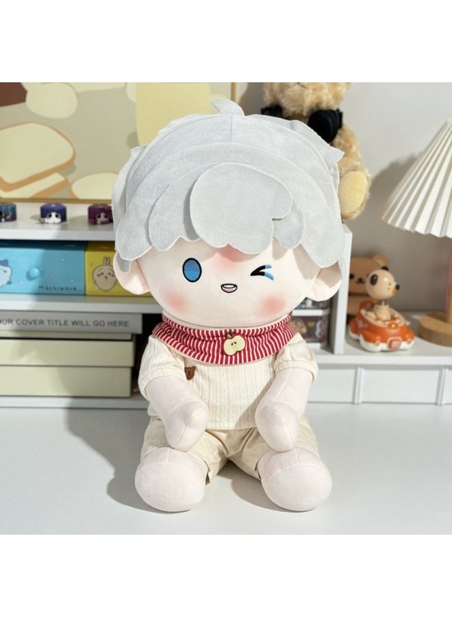 Sitting Style 40cm Cotton Doll Clothes Plush Doll Clothes For Boys Clothes Changing Clothes For Girls Only Clothes Without Dolls-Specifications:40cm Doll Clothes Sitting Style Only Clothes Without Doll-Color:Sitting Pumpkin Pants Single Shorts - Image 4