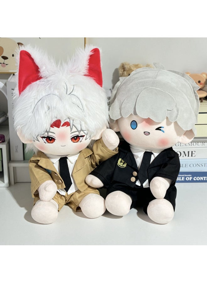 Sitting Style 40cm Cotton Doll Clothes Plush Doll Clothes For Boys Clothes Changing Clothes For Girls Only Clothes Without Dolls-Specifications:40cm Doll Clothes Sitting Style Only Clothes Without Doll-Color:Sitting Pumpkin Pants Single Shorts - Image 2