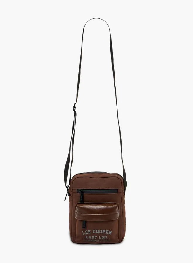 Lee Cooper Men Logo Print Crossbody Bag